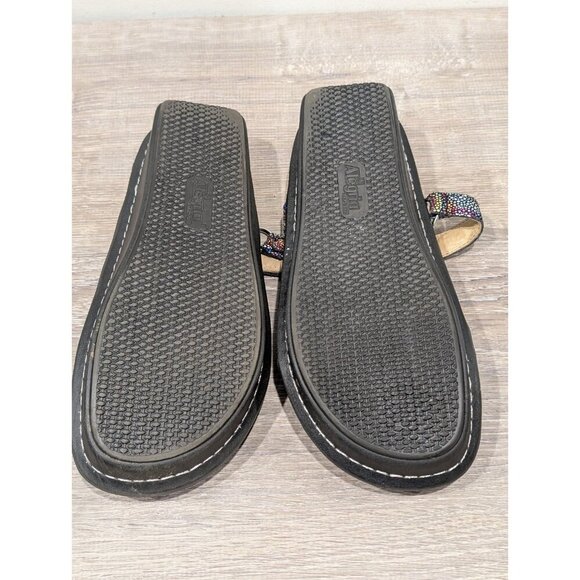 Alegria Clogs Womens Size 38EU US8.5 Fre-387 Rainbow Mosaic Leather Multicolor - Picture 7 of 16